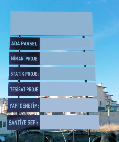 Bursa İnşaat Pano ve Tabelaları