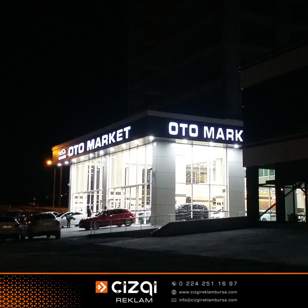 Pleksi Kutu Harf Tabela